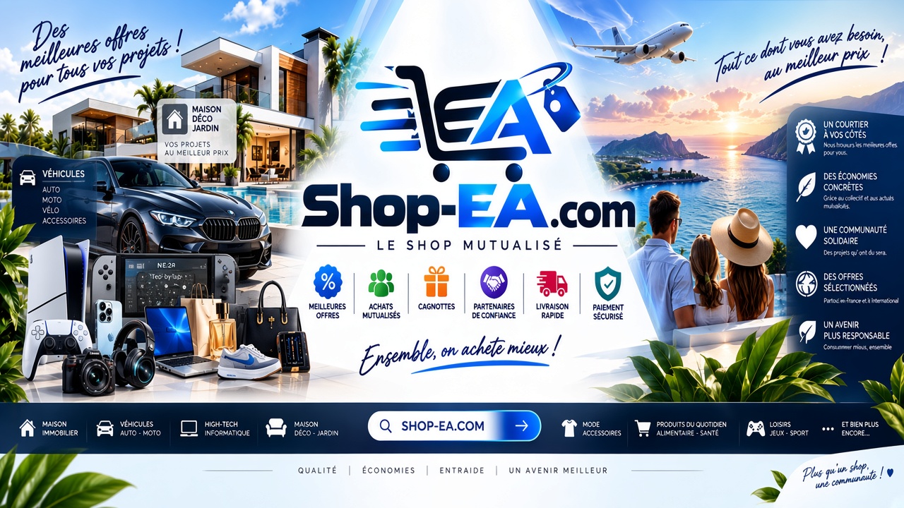 Shop-EA.com — Le shop mutualisé. Ensemble, on achète mieux !